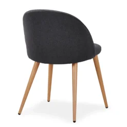Lot de 2 chaises scandinaves Maury Gris Foncé