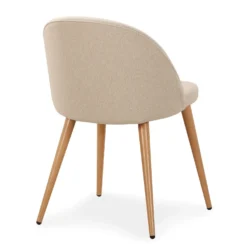 Lot de 4 chaises scandinaves Maury Beige