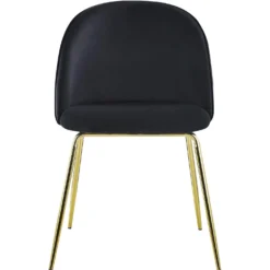 Lot de 2 chaises Spectra Velours Noir