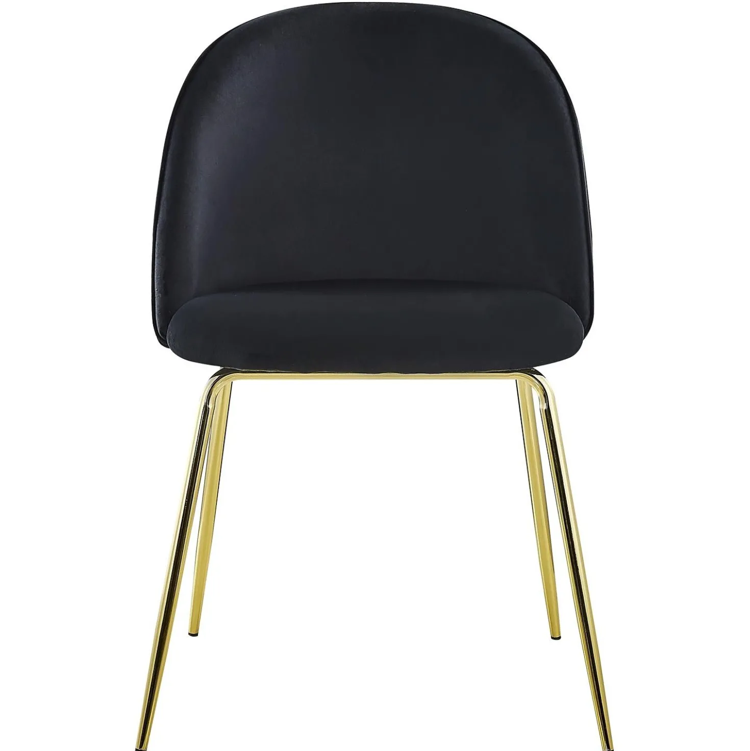Lot de 2 chaises Spectra Velours Noir