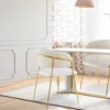 Lot de 4 chaises Tabata Velours Beige