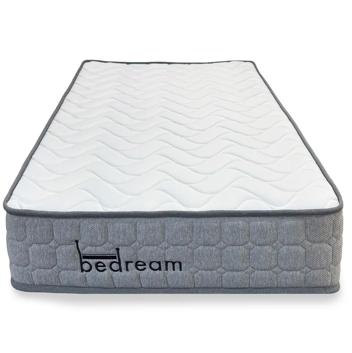 Matelas à ressorts ensachés 23cm Bedream accueil moelleux et soutien ferme 90x190cm