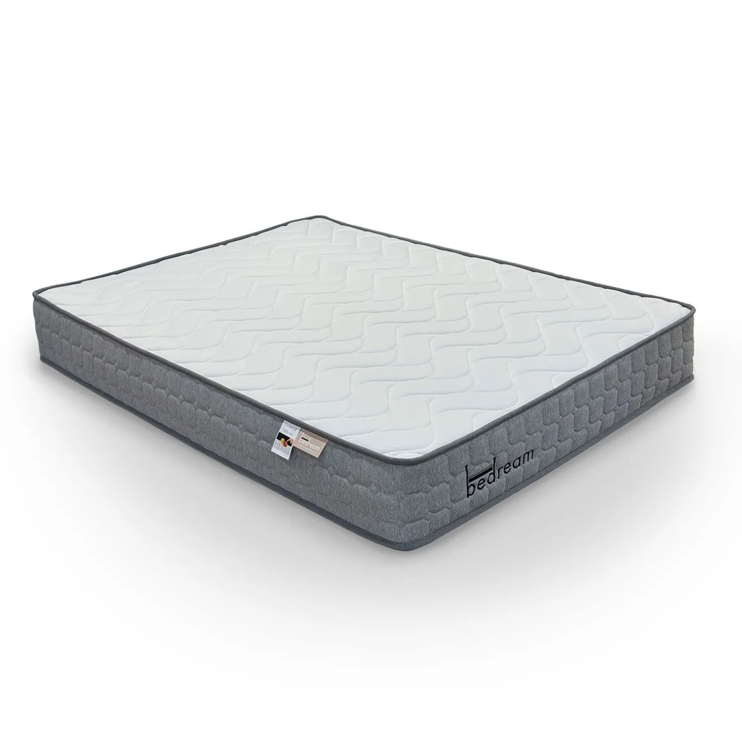 Matelas à ressorts ensachés 23cm Bedream accueil moelleux et soutien ferme 140x190cm