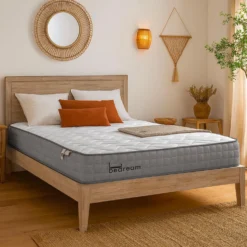 Matelas à ressorts ensachés 23cm Bedream accueil moelleux et soutien ferme 180x200cm