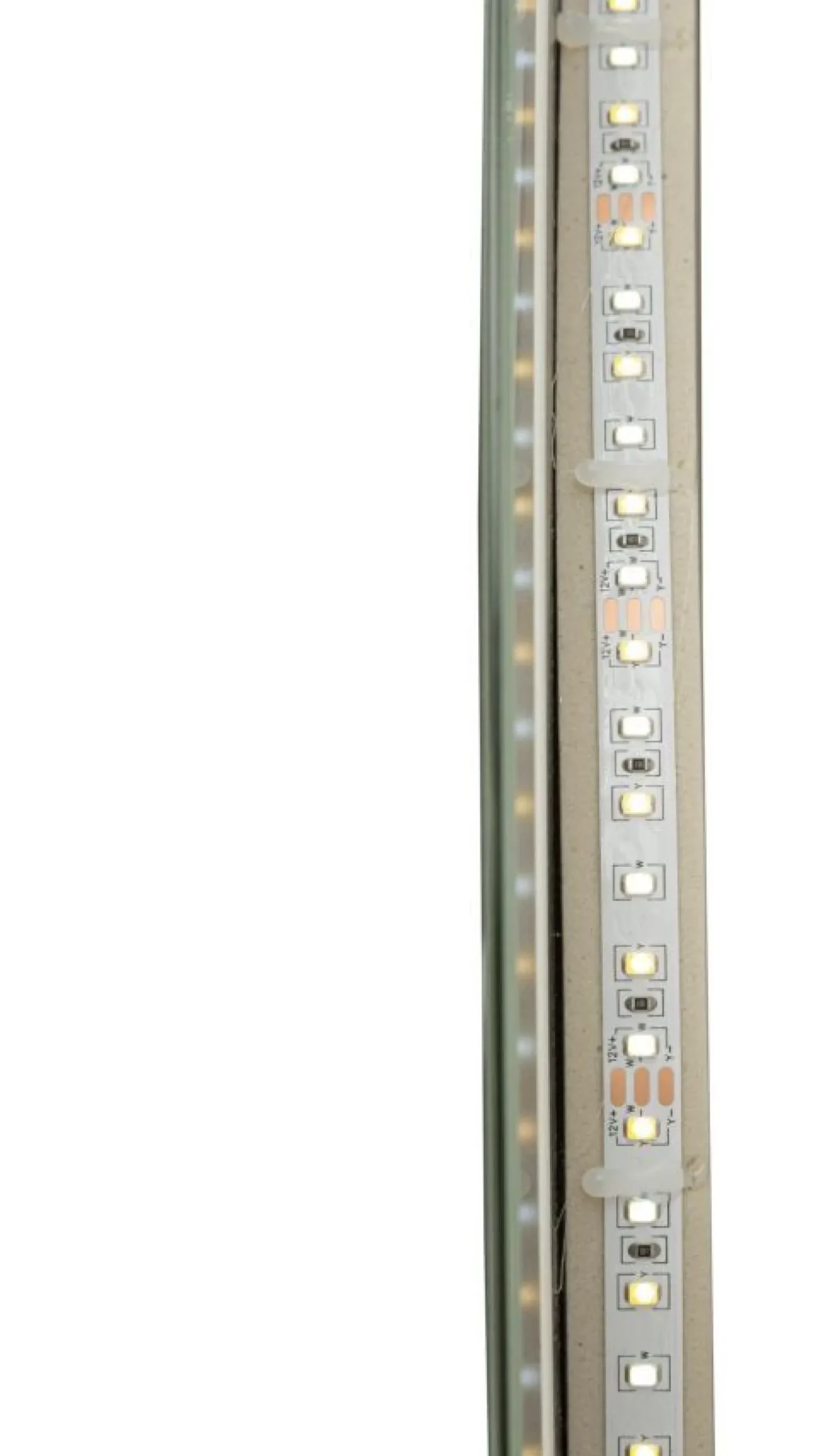 Miroir mural ovale LED 60x80 cm