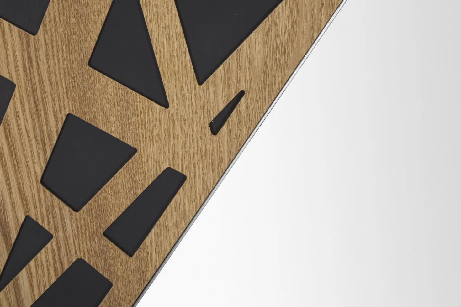 Miroir mural rectangulaire décorations géométriques M.D.F multicolore