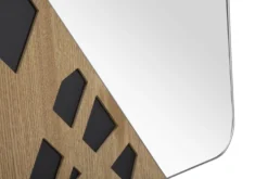 Miroir mural rectangulaire décorations géométriques M.D.F multicolore