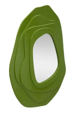 Miroir mural sinueux Dalia M.D.F Vert et Verre