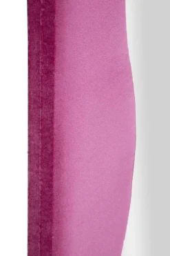 Miroir mural Theodor cadre en bois Velours Fuchsia