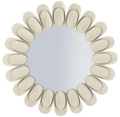 Miroir rond Dune effet pierre