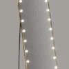 Miroir sur pied Hollywood Arqué avec éclairage LED