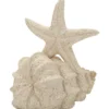 Objet décoratif en coquillage et étoile de mer finition Sable naturel