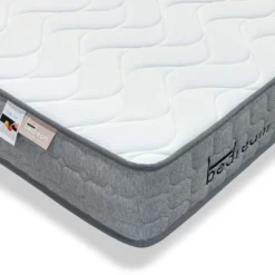 Pack Lit-coffre Luftani + Matelas Bedream 160x200cm Velours Beige