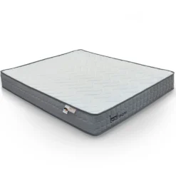 Pack Lit-coffre Magorial + Matelas Bedream 160x200cm Velours Gris