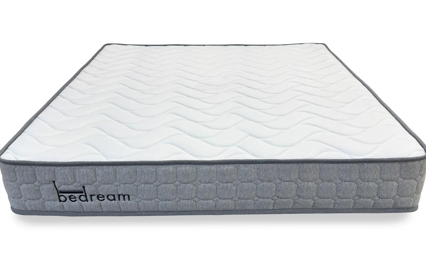 Pack Lit-coffre Magorial + Matelas Bedream 160x200cm Velours Gris