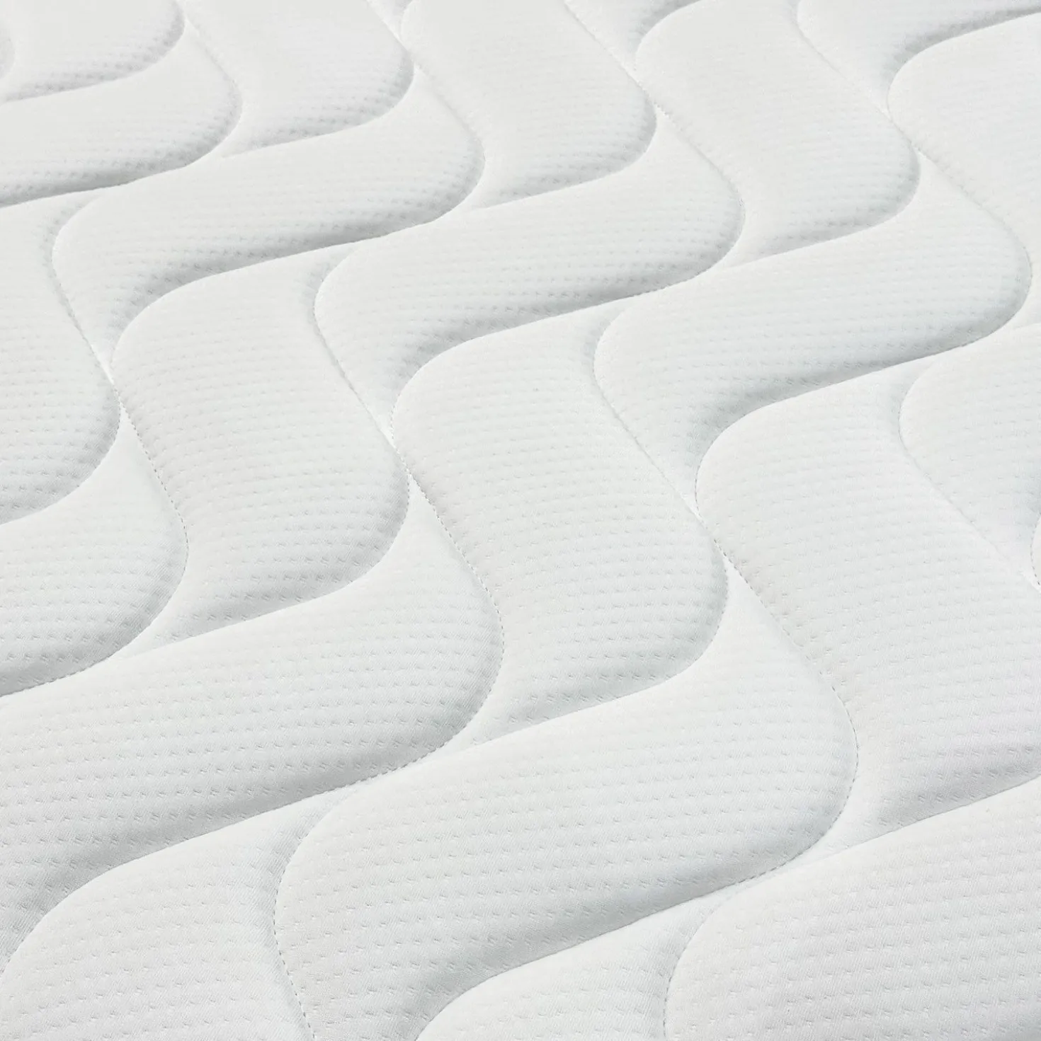 Pack Lit-coffre Magorial + Matelas Bedream 160x200cm Tissu bouclette Crème