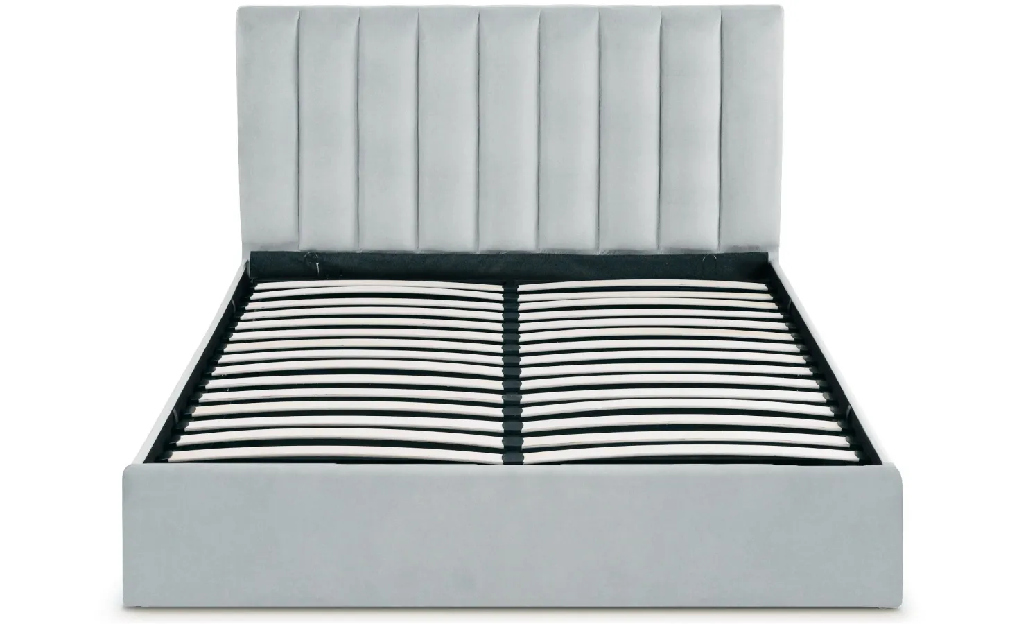 Pack Lit-coffre Songe + Matelas Bedream 160x200cm Velours Argent