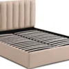 Pack Lit-coffre Songe + Matelas Bedream 180x200cm Tissu Beige