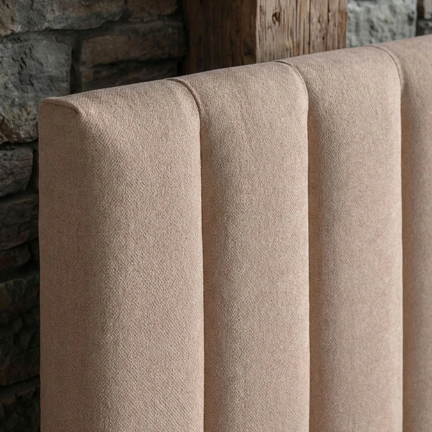 Pack Lit-coffre Songe + Matelas Bedream 180x200cm Tissu Beige