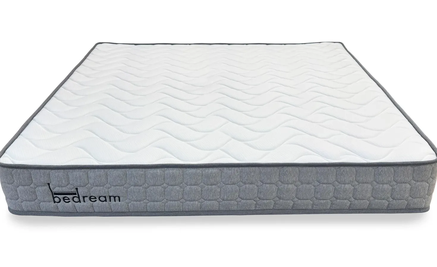 Pack Lit-coffre Songe + Matelas Bedream 180x200cm Tissu bouclette Beige