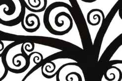 Panneau mural décoratif 3D Arbre Fer Noir