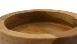 Plat Erusi Teck Recyclé Bois Marron