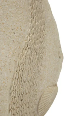 Poisson sculpté effet sable