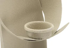 Porte-bougie Ange Beige