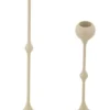 Porte-bougie Slimmy Crème set de 2 pièces