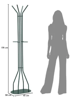 Porte-manteau Saturno Ottanio métal