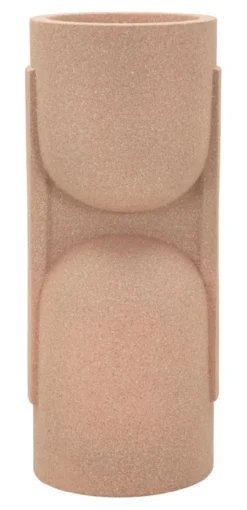 Porte-vase d'extérieur design futuriste en matériau Rose