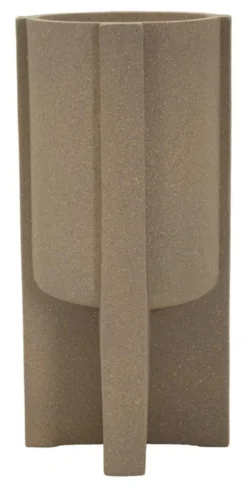 Pot de support de vase extérieur Moai structure solide