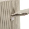 Pouf conique Dublin Tissu doux Beige