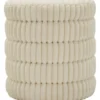 Pouf Levels Tissu crème