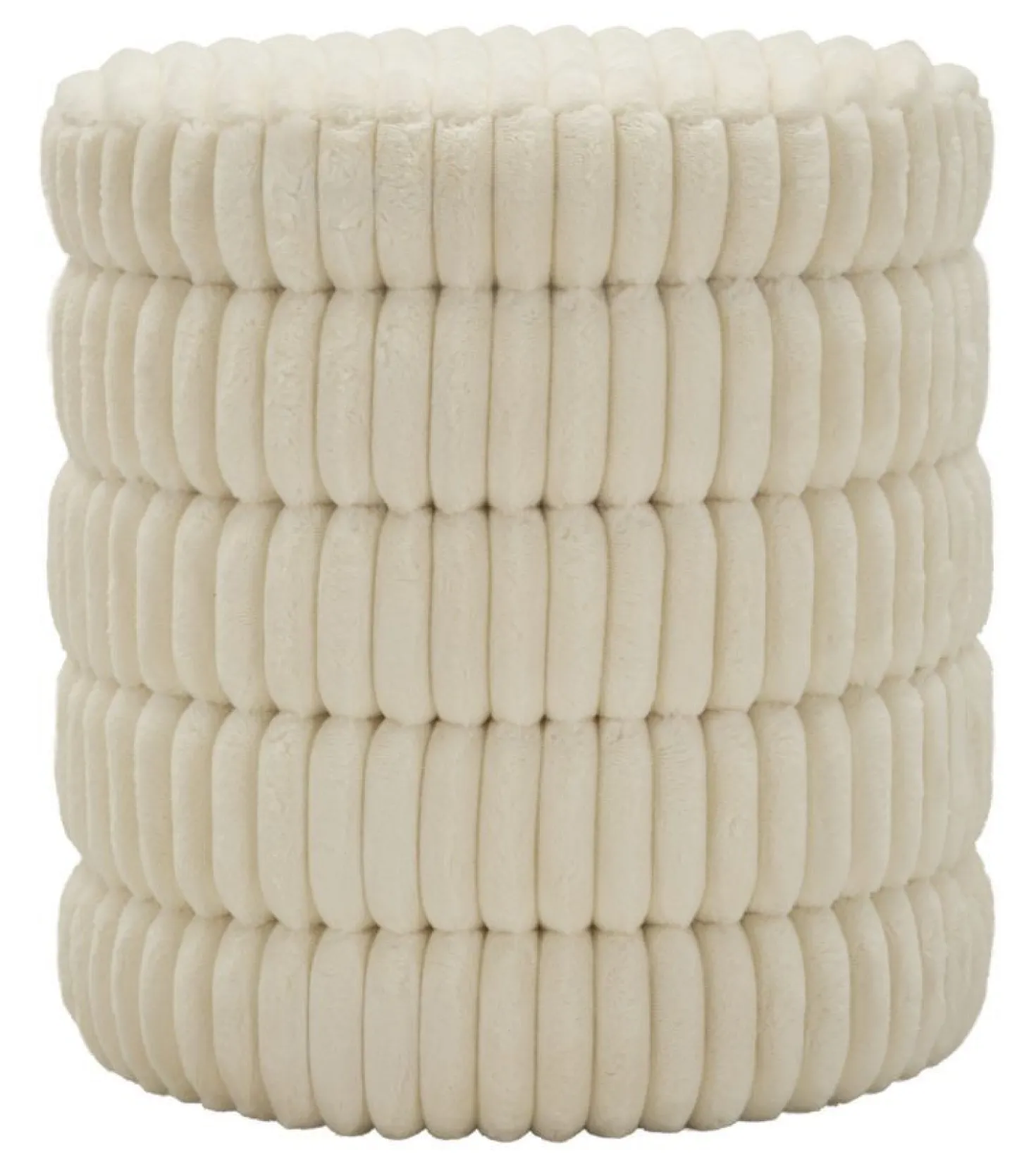 Pouf Levels Tissu crème