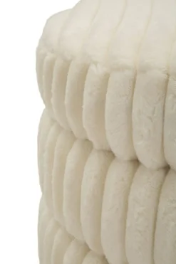 Pouf Levels Tissu crème