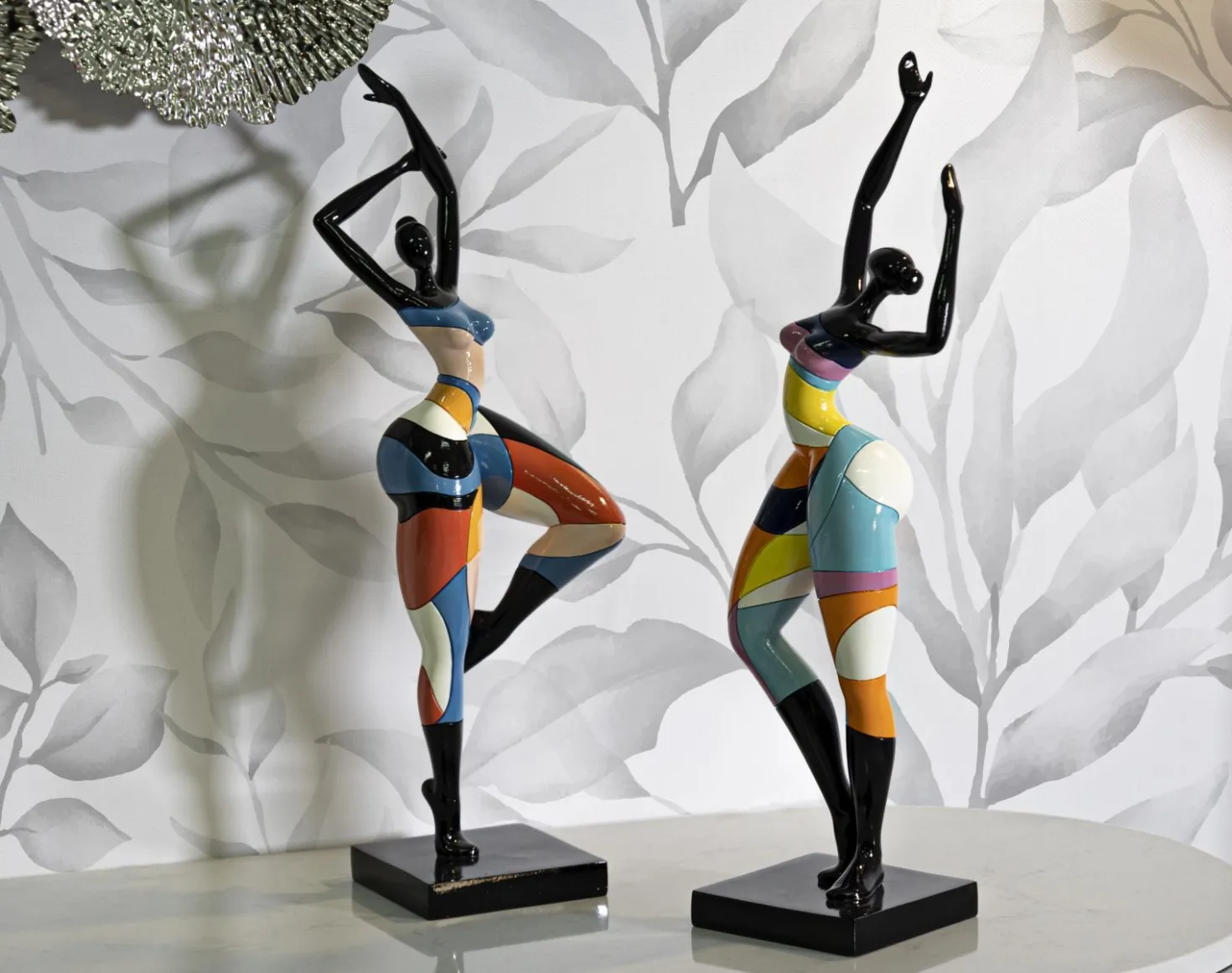 Sculpture Danseuse Rubic Polyrésine Multicolore