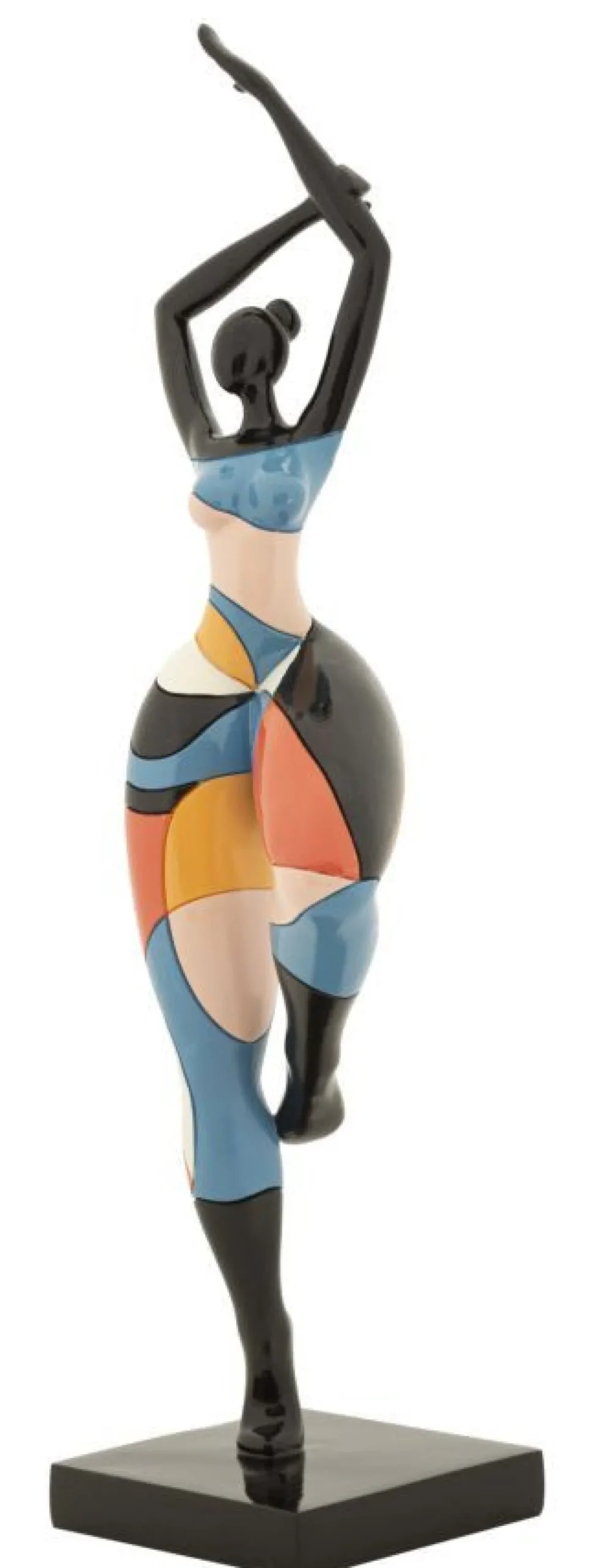 Sculpture Danseuse Rubic Polyrésine Multicolore