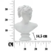 Sculpture femme en polyrésine blanche