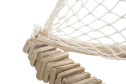 Sculpture voilier en bois voile tissu base bois massif