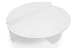 Set de 2 tables basses design Glowik Blanc mat