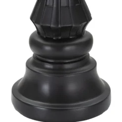 Statuette Roi d'échecs Polyrésine Noir et Or
