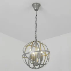 Suspension Jupiter Métal Gris