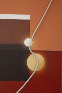 Tableau abstrait avec LED décoratif