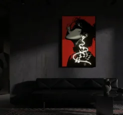 Tableau moderne avec LED acrylique 3D