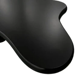 Table basse forme courbes naturelles Valdo 69x100cm Noir