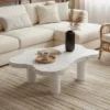 Table basse forme nuage 69x100cm Lagoon Effet Terrazzo