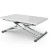Table basse relevable Carrera Blanc laqué