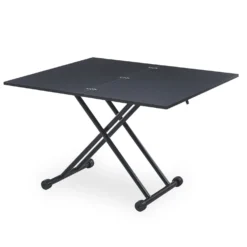 Table basse relevable Carrera Noir carbone