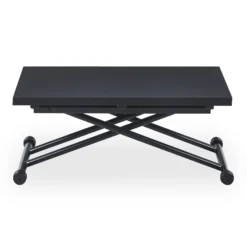 Table basse relevable Carrera Noir carbone
